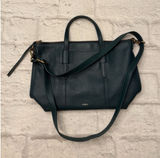 Fossil Skylar Satchel Crossbody Green Leather Handbag $198‎ F Photo 0