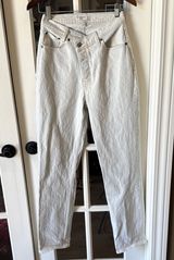 ABERCROMBIE & FITCH Curve Love The Dad High Rise Crossover Jeans Size 27/4L Photo 0