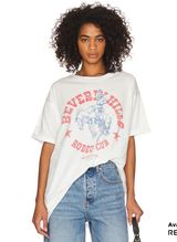 The Laundry Room Beverly Hills Rodeo Club - Oversized Tee - White Photo 0