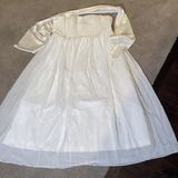 Women’s Elegant Ivory Strapless Full Length Chiffon Prom Party Formal Dress XXXL Photo 0