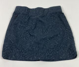 Orvis Skort Womens Medium Black Gray Floral Zip‎ Pockets Built-In Shorts Photo 0