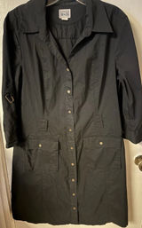 Converse Women's All Star Black 3/4 Sleeve Cotton‎ Shirt Dress Photo 0