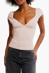 Free People Duo Corset Cami Rosie Intimately XS Photo 0