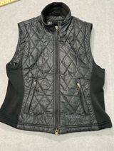 Marmot Quilted Vest Size XS Black Insulated Full Zip Photo 0