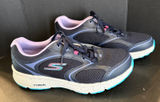 Skechers 8.5 Go Run Vivid Horizon Sneakers Navy Lavender Air Cooled Goga Mat Photo 0