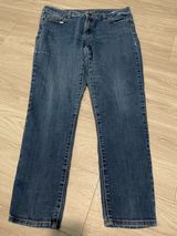 Michael Kors Straight-Leg Jeans in Dark Blue Wash Photo 0