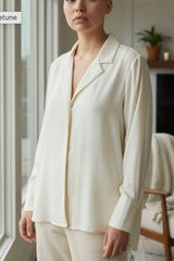 Abercrombie & Fitch Hook & Eye Top Women's‎ Size XL Cream Romantic Photo 0