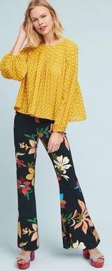 FARM RIO |‎ ANTHRO Calla Flared Pants Photo 0
