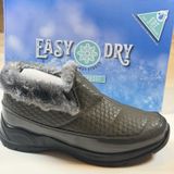Easy Street Size-8W Womens Flurry Waterproof Flat‎ Heel Winter Boots Gray Photo 0