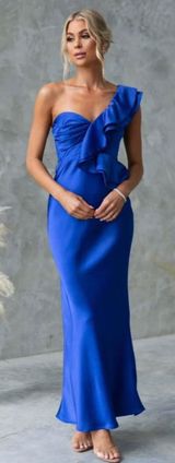 Blue Maxi Dress Size XS Photo 0