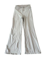 Free People Movement Wide Leg Yoga Pant Tan High Rise Ribbed Waist XS Photo 0