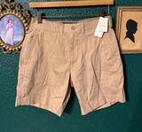 NWT! Abercrombie & Fitch 6” All Day Plain front shorts Khaki 26 Photo 0