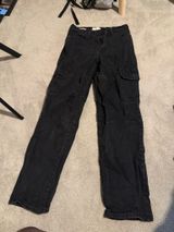 Universal Thread Black Cargo Jeans Photo 0