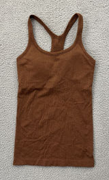 Lululemon Ebb To Street Tank Top Roasted Brown Athletic Athleisure Yoga Women 4 Photo 0