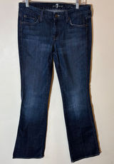 7 For All Mankind "A" Pocket Bootcut Jeans Dark Wash Y2K Size 29 Photo 0