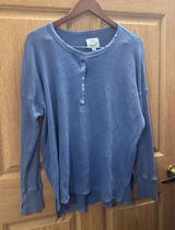 Aerie Henley Long Sleeve Waffle OFFLINE Photo 0