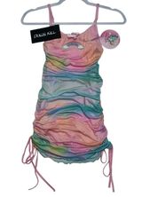 NWT Dolls Kill x My Little Pony Dress Pastel Rainbow Cinched Size XS New Photo 0