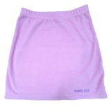 White Fox Pink Terry Cloth Mini Skirt Lined Casual XS Feminine y2k beach‎ Photo 0