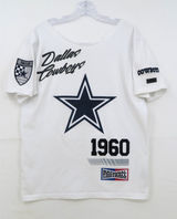 Pro Line Dallas Cowboys Graphic T-Shirt White Womens Small 1960 NFC Patch Logo Photo 0