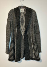 Angel Of The North‎ Anthropologie Equinox Wool Knit Open Cardigan sz S Western Photo 0