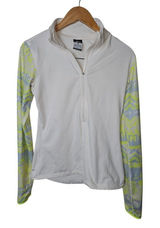 Nike Pro Dri-Fit Neon Hyperwarm Nordic Half Zip Pullover Womens Size Medium Photo 0
