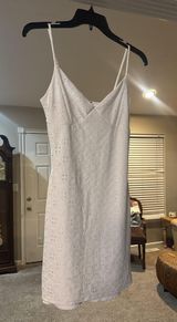 White Mini Dress Windsor Lace Photo 0