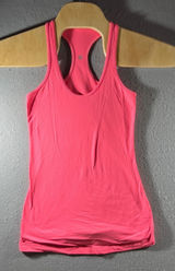 956 | Lululemon Cool Racerback Slim Fit‎ Athletic Tank Top Pink Womens 4 Photo 0