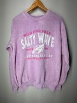 Tsunami Surf Shop Sea‎ Turtle Myrtle Beach Graphic Crewneck Sweatshirt Coastal Photo 0