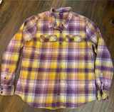 Patagonia Women's Long-Sleeved Organic Cotton Midweight Fjord Flannel Shirt L Photo 0