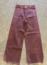 marine fit maroon zara jeans Photo 0