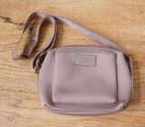 Dagne Dover Small Micah Crossbody Bag Women Mauve Purple Neoprene Travel Bag Photo 0