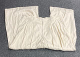 Maeve Anthropologie Cream Linen Blend Pleated Wide Leg Pants Plus Size 22W Photo 0