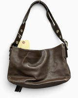 Vintage Coach Legacy East West 1417 Brown Leather Shoulder Bag Y2K Tassel Photo 0