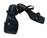 Jeffrey Campbell Jamm-3 Jelly Black Mule Slide Sandals Size 9 Photo 0