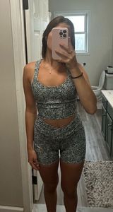 Floral Workout Set Old Navy Green Photo 0