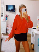 Aerie Button Sweater Pullover Photo 0