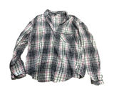Victoria's Secret‎ Plaid Flannel Pajama Top Sleepwear Women's Small Photo 0