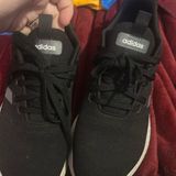Adidas Puremotion Womens Black Gray Striped Lace Up Size 8 Running Shoes Photo 0