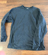 Men’s long sleeve gymshark washed black tee Photo 0