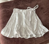 Aerie Wrap Linen Skirt Photo 0