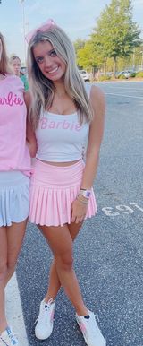 barbie crop top costume White Size XS Photo 0