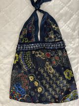 Halter Neck Blouse Multiple Photo 0