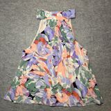 Lulus Women Blouse S Floral Abstract Multi-Color Bohemian Casual Summer Photo 0