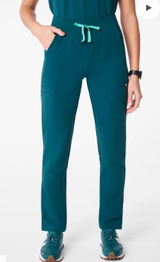 Figs Yola High-Rise Slim Scrub Pant xxl Caribbean Blue Photo 0