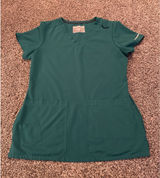 Skechers Women's Teal Green Short Sleeve Scrub Top Size Small Photo 0