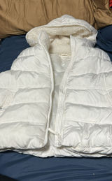 Zipper vest warm cute white Photo 0