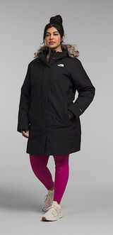The North Face $350 Arctic Parka Coat Down 3X Fur Hood Winter Snow Cold Black Photo 0