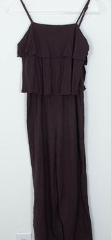 Anthropologie Mo:Vint Linen Blend Culotte Sleeveless Jumpsuit Boho Womens Small Photo 0