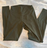 lululemon athletica Olive Green Leggings Photo 0