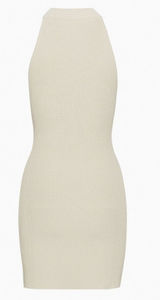 Babaton Aritzia Sculpt Knit Halter Bodycon Mini Dress Womens S Photo 0